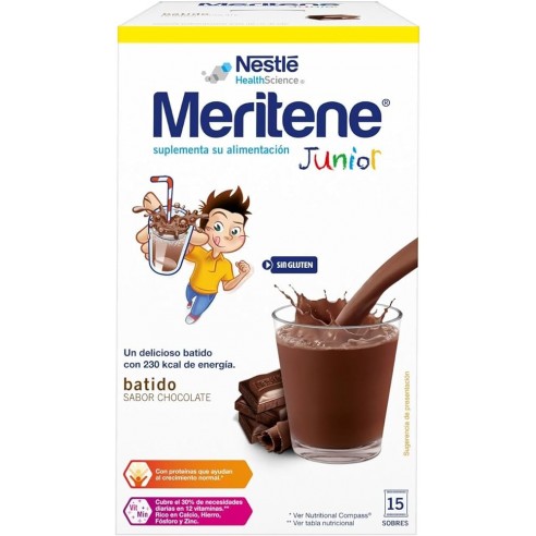 Meritene Junior Chocolate 15 sobres