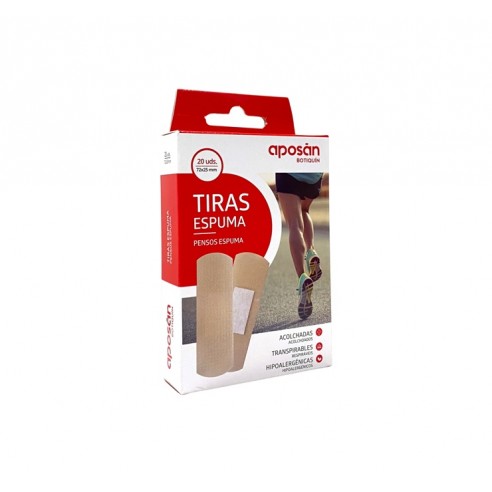 Aposan Tiritas espuma 72x25 mm 20...