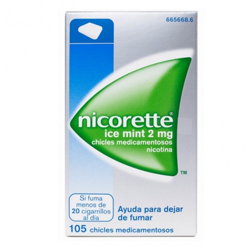 Nicorette Ice Mint 2 mg 105 Chicles...