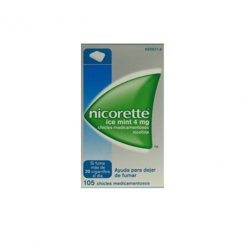 Nicorette Ice Mint 4 mg 105 Chicles...
