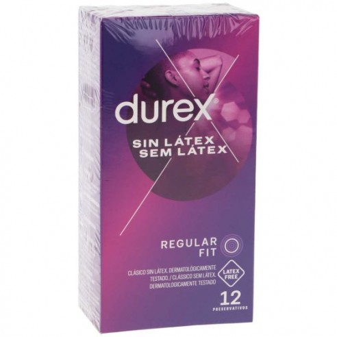 Durex sin látex 12 Preservativos