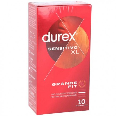 Durex Sensitivo XL Preservativos 10...