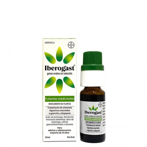 Iberogast gotas orales solución 20 ml