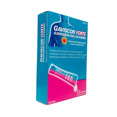 Gaviscon Forte 12 sobres suspensión...