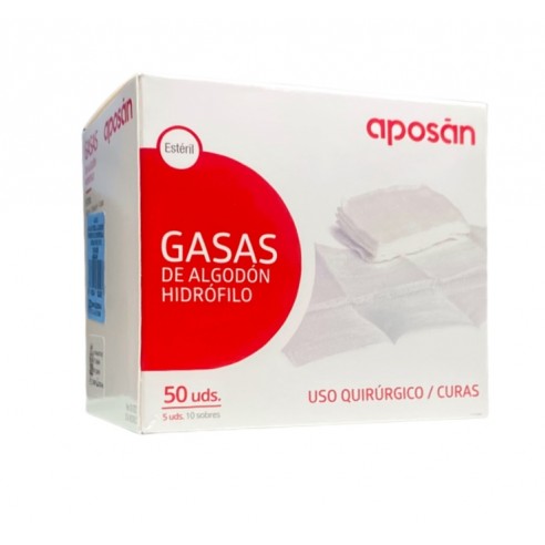 Gasas Estériles Algodón Aposan 50...