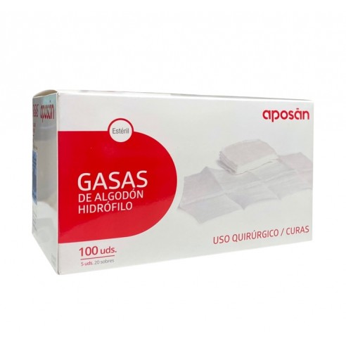 Gasas Estériles Algodón Aposan 100...