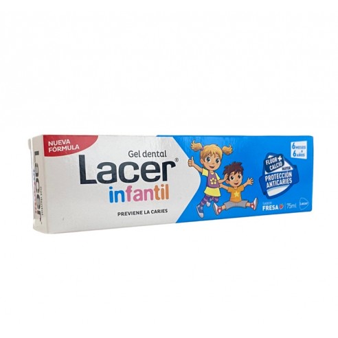 Lacer Infantil gel dental 75 ml fresa...