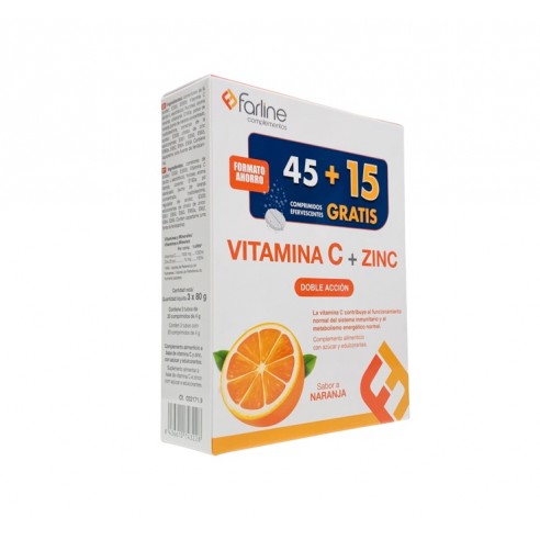 Farline Vitamina C y Zinc 20...