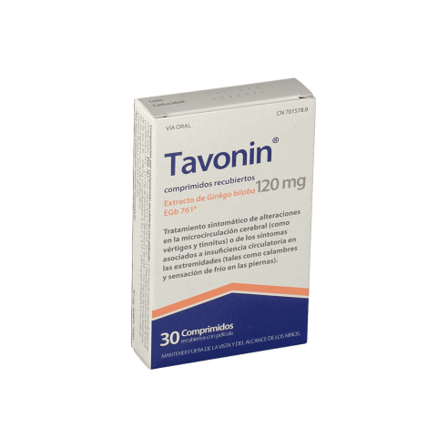 Tavonin 120 mg 30 comprimidos