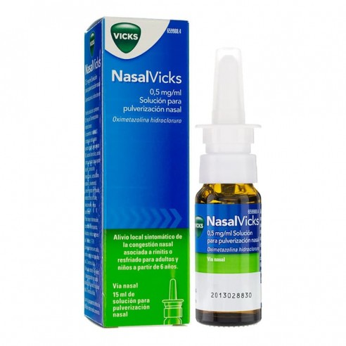 Nasalvicks descongestivo nasal 15 ml