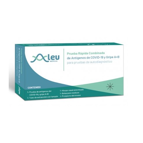 Test Antígenos COVID Gripe A/B Aleu Med