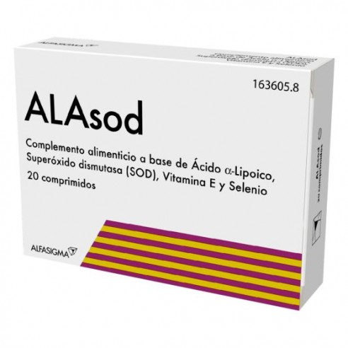 ALAsod  20 comprimidos