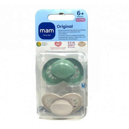 Mam Chupete silicona original +6m...