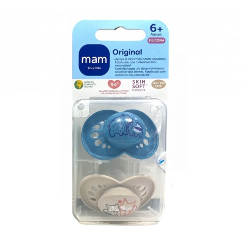 Mam Chupete silicona original +6m...