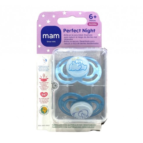 Mam Chupete Silicona Perfect Night +6...