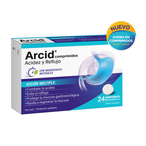 Arcid 24 comprimidos masticables...