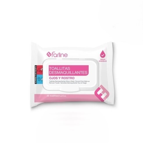 Farline Toallitas desmaquillantes 25...