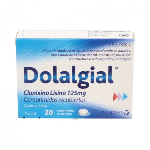 Dolalgial 125mg 20 comprimidos...