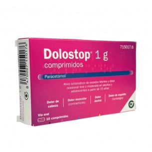 Dolostop 1g 10 comprimidos