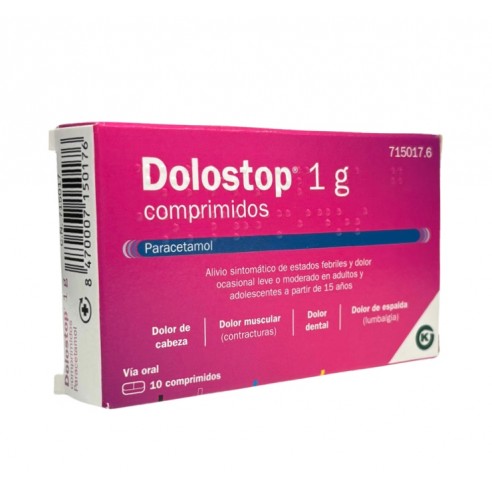 Dolostop 1g 10 comprimidos