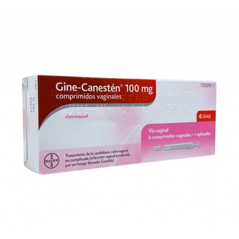 Gine-Canestén 100 mg 6 comprimidos...