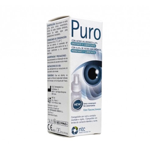 Puro New Hialuronato 0,2 Colirio