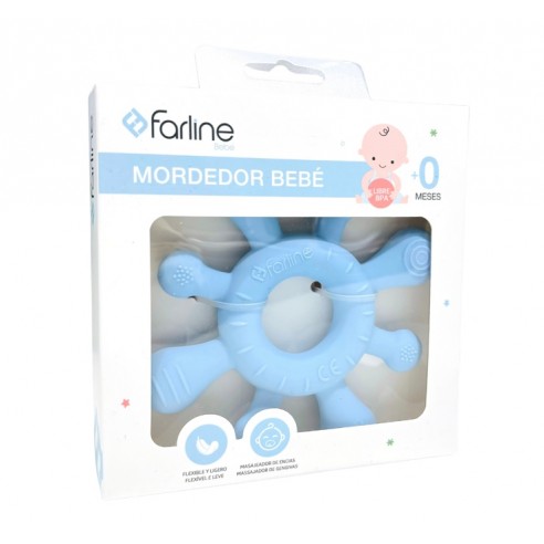 Mordedor Farline Bebé Azul 0 meses