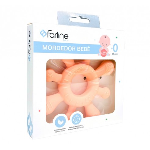 Mordedor Farline Bebé Rosa 0 meses