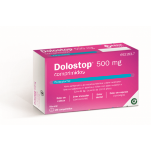 Dolostop 500mg 20 comprimidos