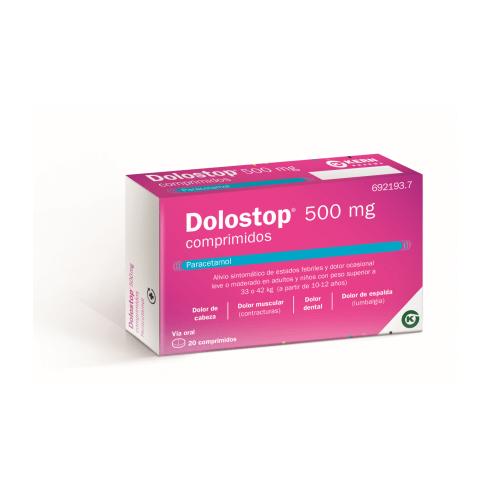 Dolostop 500mg 20 comprimidos