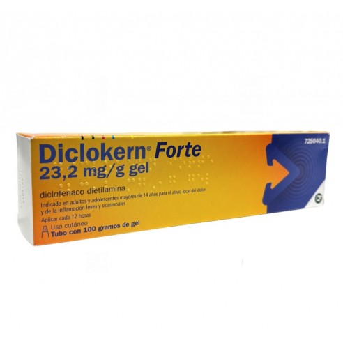 Diclokern Forte 23,2 mg/g Gel cutáneo...