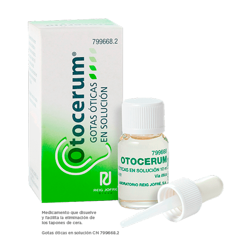 Otocerum gotas óticas solución 10 ml