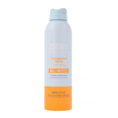 Isdin Spray Transparent Wet skin SPF 50