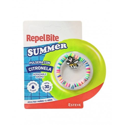 Repel Bite Pulsera con Citronela Summer