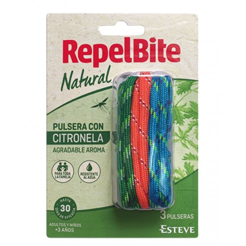 Repel Bite Natural Pulsera con...