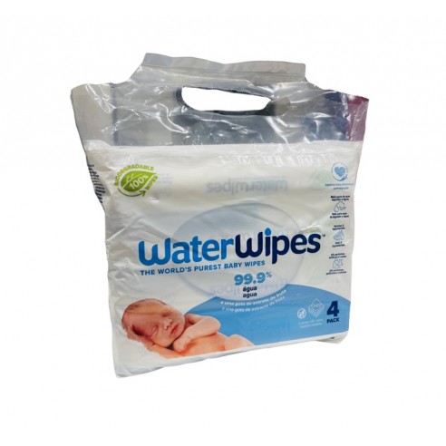 Waterwipes Pack 4 x 60 toallitas