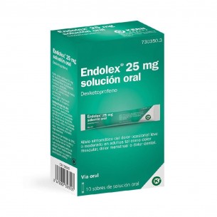 Endolex 25 mg 10 sobres...