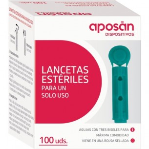 Aposan Lancetas 100 unidades