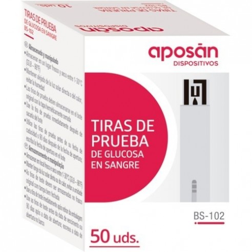 Tiras Reactivas Glucemia Aposan 50 U