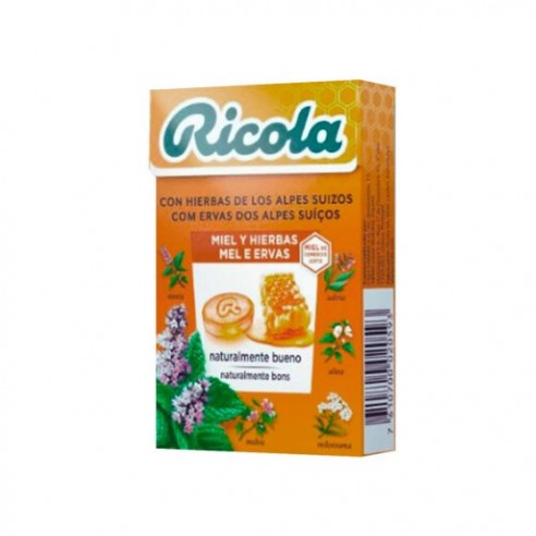 Ricola Caramelos sin azúcar Miel y...