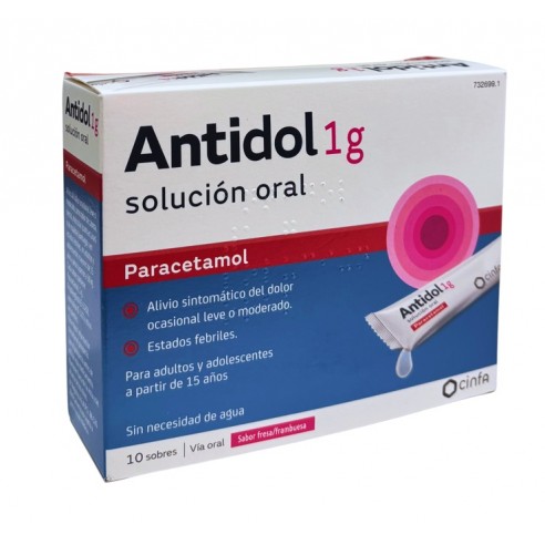 Antidol 1g 10 Sobres Solución Oral