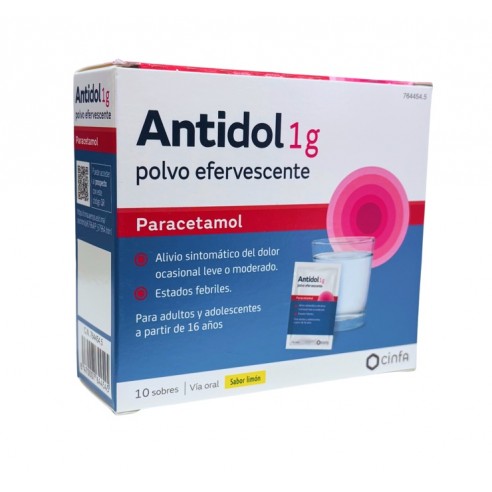 Antidol 1g 10 Sobres polvo efervescente
