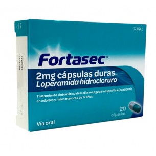 Fortasec 2 mg 20 cápsulas