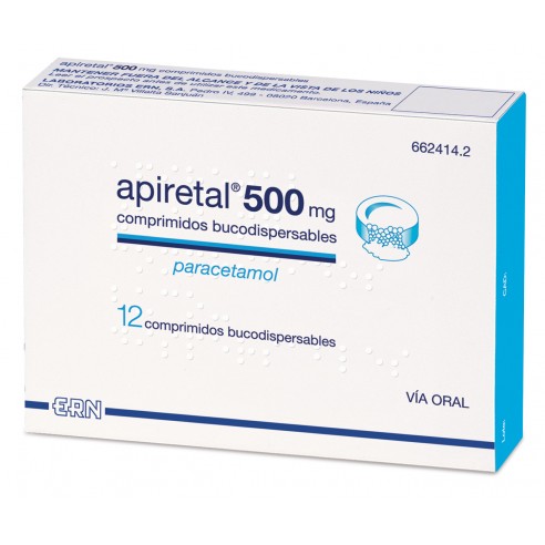 Apiretal 500 mg 12 comprimidos...