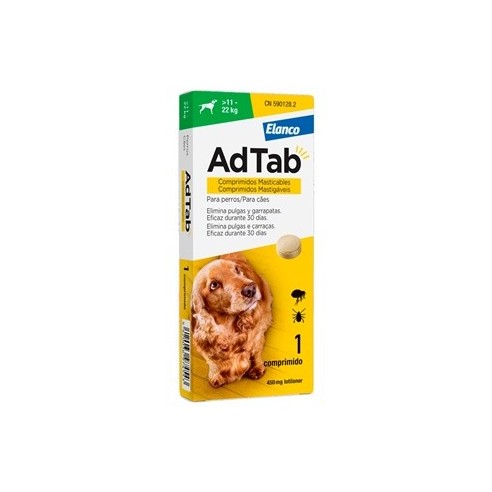 AdTab 450 mg 1 comprimido masticable...