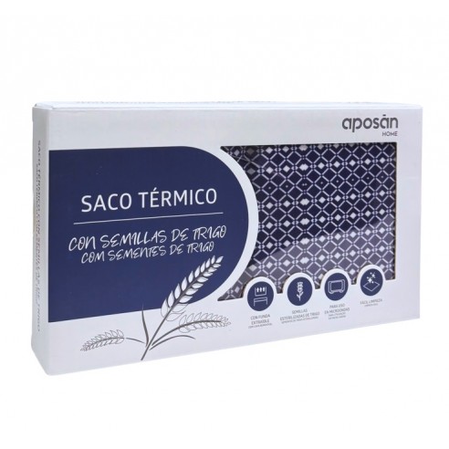 Aposan Saco Térmico semillas trigo Azul