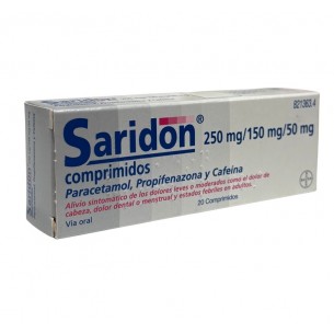 Saridon 250 mg/150 mg/50 mg...