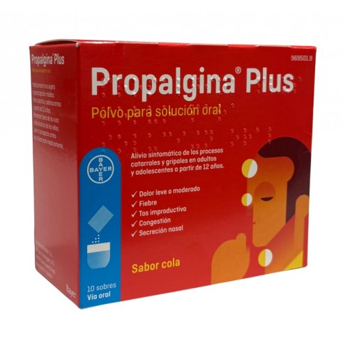 Propalgina Plus Polvo solución oral...