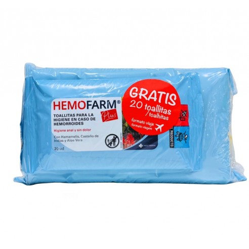 Hemofarm Plus Toallitas Higiene Anal...