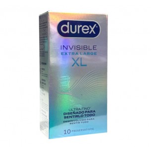 Durex Invisible XL 10...